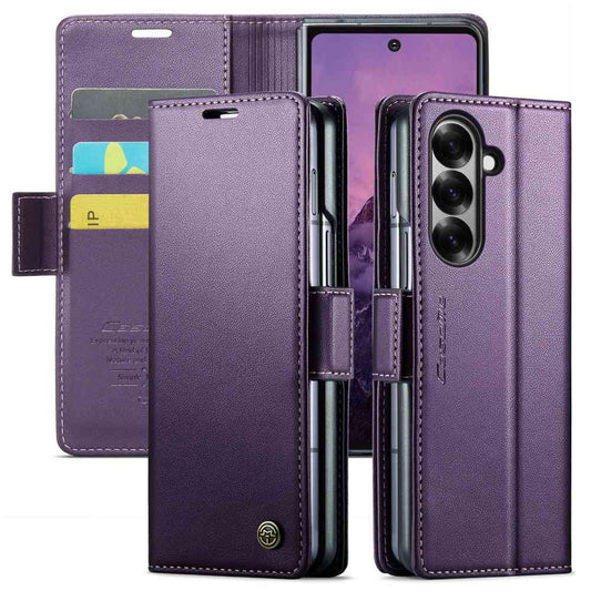 Soka Wallet Case (Suits Galaxy Z Fold 7) - Purple