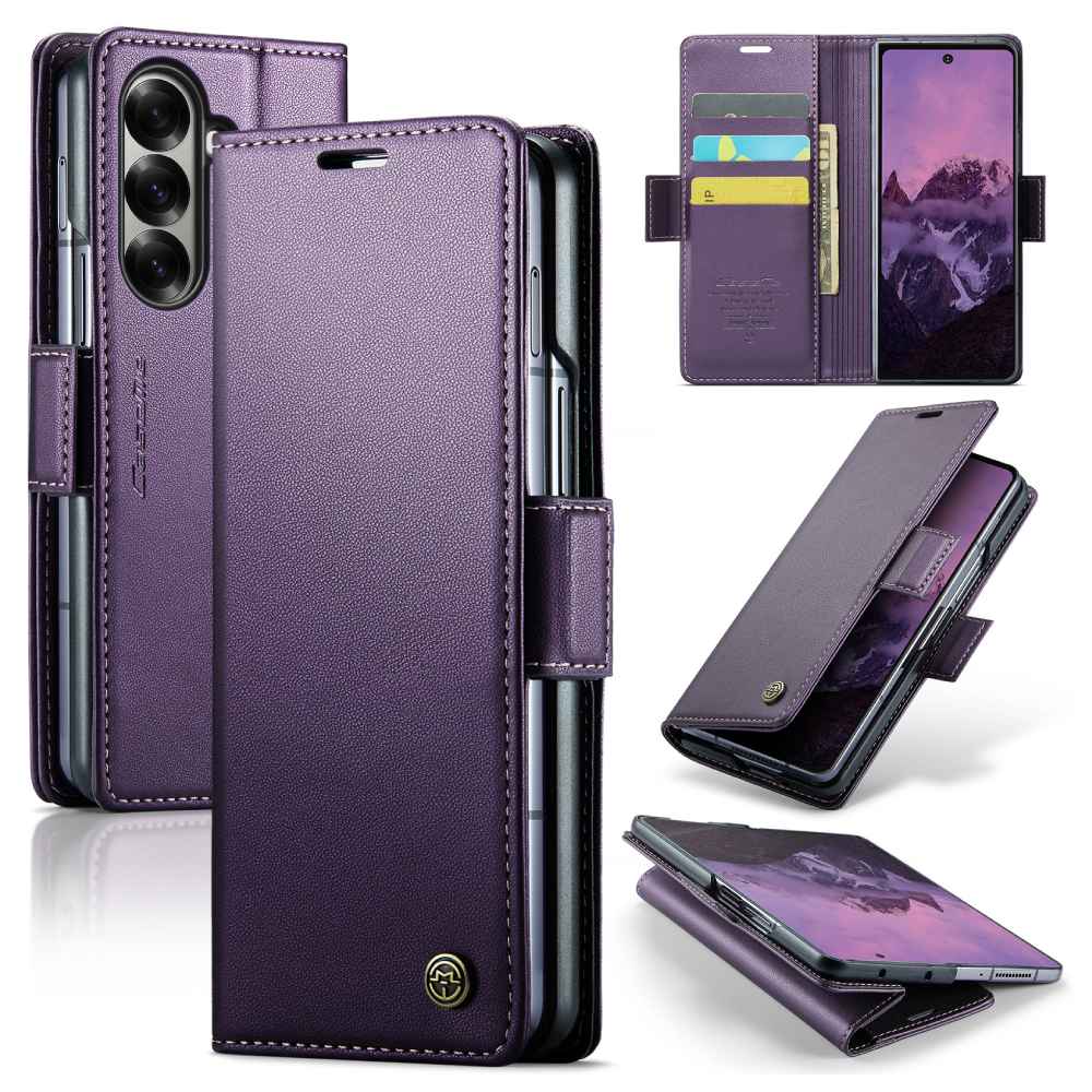 Soka Wallet Case (Suits Galaxy Z Fold 7) - Purple