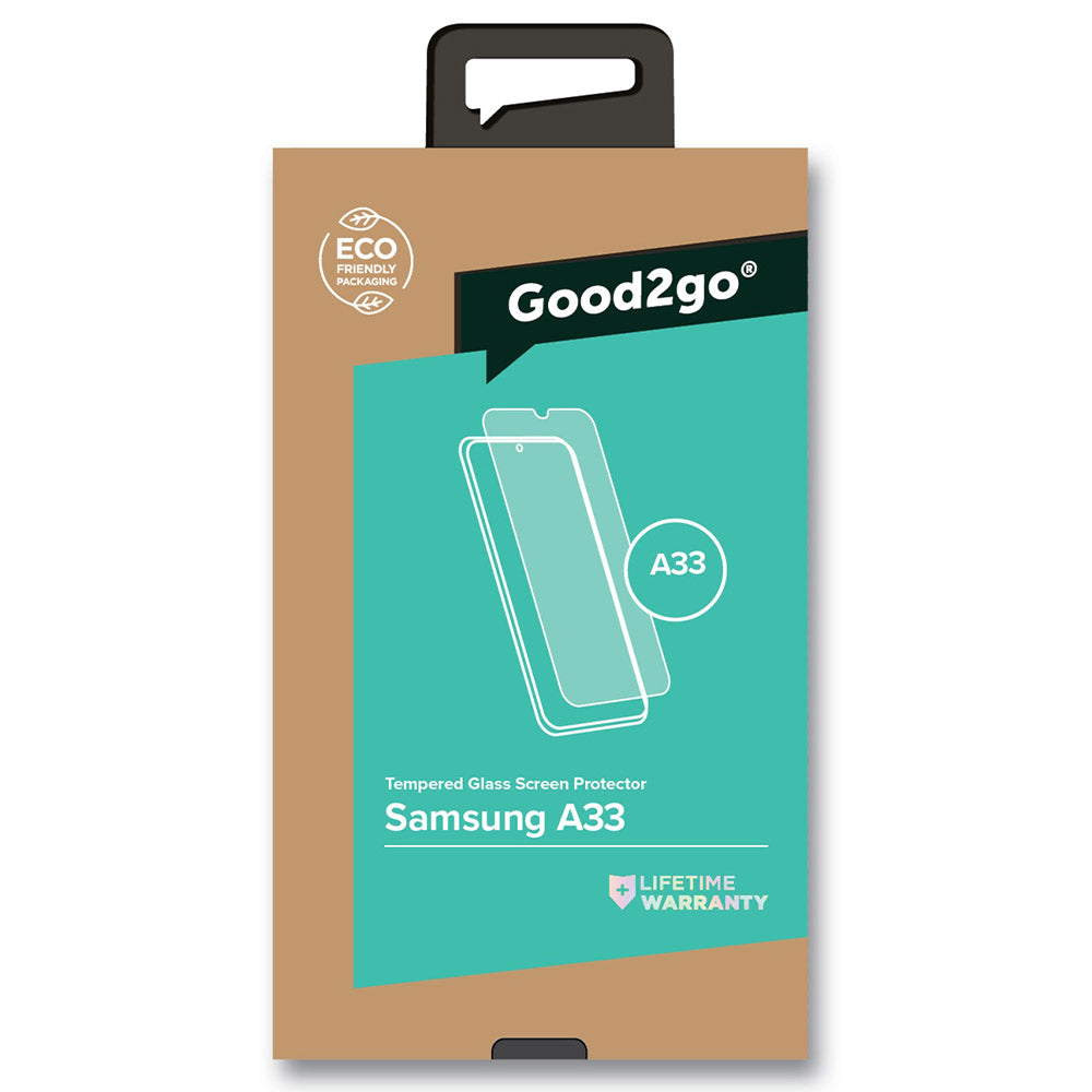 Good 2 Go Glass Full Protector (Suits Galaxy A33 5G) - Clear