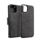 Soka Hanman 2 in 1 Detachable Case (Suits iPhone 15)- Black