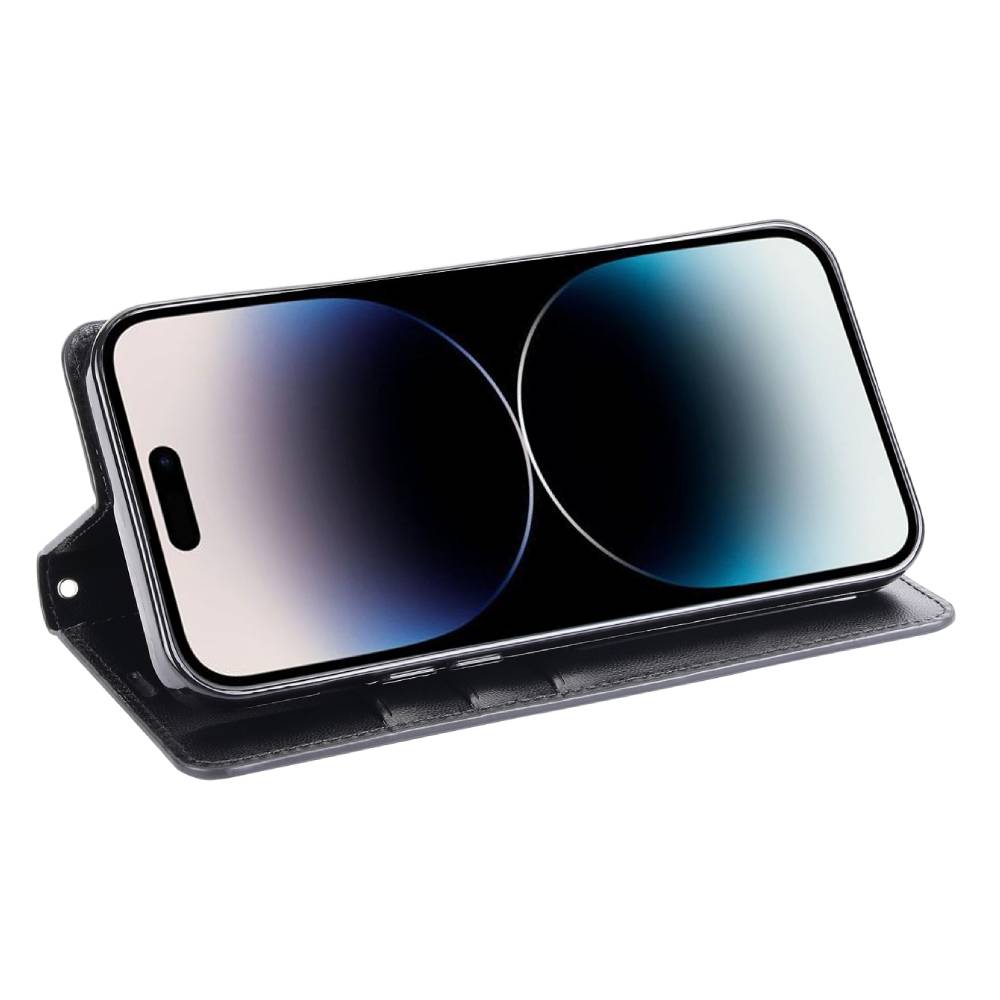Soka Hanman Wallet Case (Suits iPhone 16 Pro) - Black