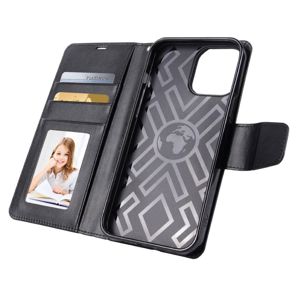 Soka Hanman Wallet Case (Suits iPhone 16) - Black