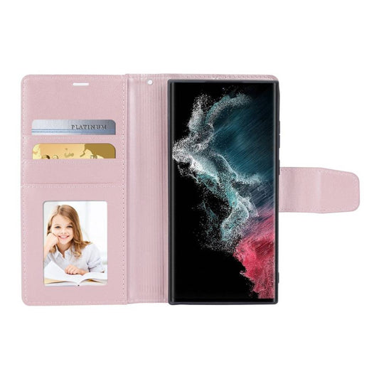 Soka Hanman Detachable Wallet Case (Suits Galaxy S22 Ultra) - Rose Gold