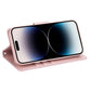 Soka Hanman Wallet Case (Suits iPhone 16 Pro) - Rose Gold