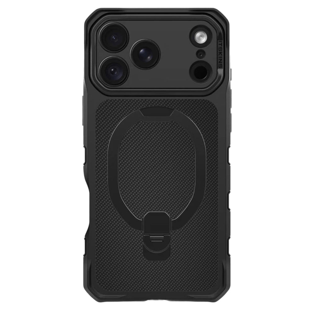 ITSKINS Supreme Nylon Magsafe Case (Suits iPhone 18 Pro Max/ 17 Pro Max) - Black