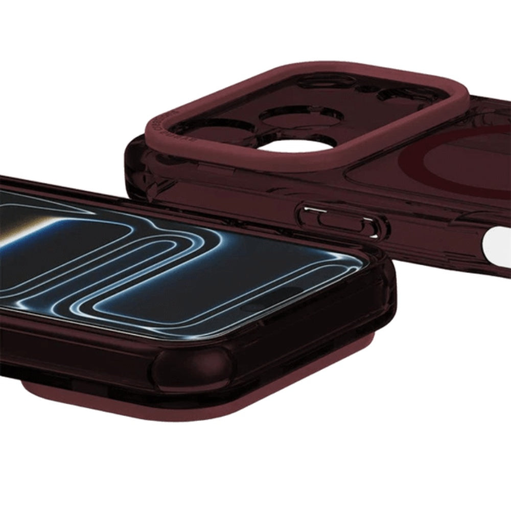 ITSKINS Avana Magsafe Case (Suits iPhone 18 Pro Max/ 17 Pro Max) - Burgundy