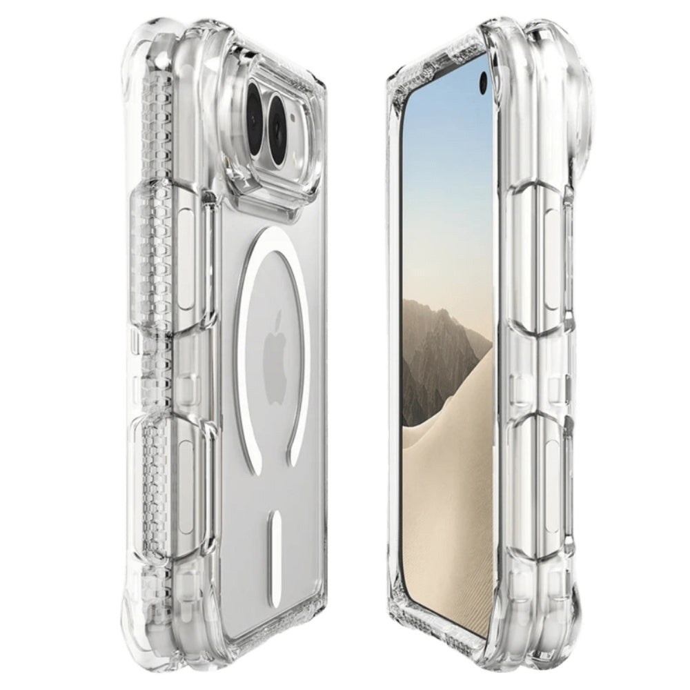 ITSKINS Hybrid Clear Hinge Case (Suits iPhone 18 Duo) - Clear