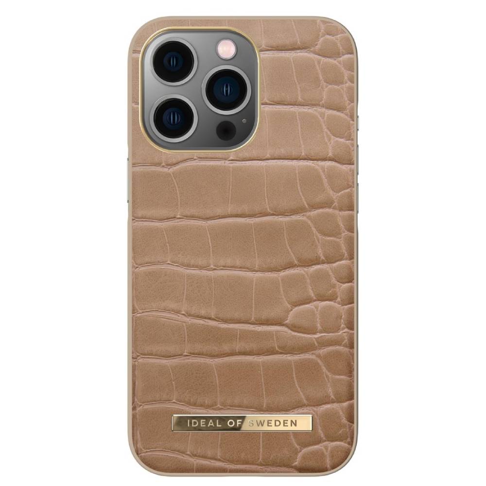 Ideal Of Sweden Atelier Case (Suits iPhone 13 Pro) - Camel Croco