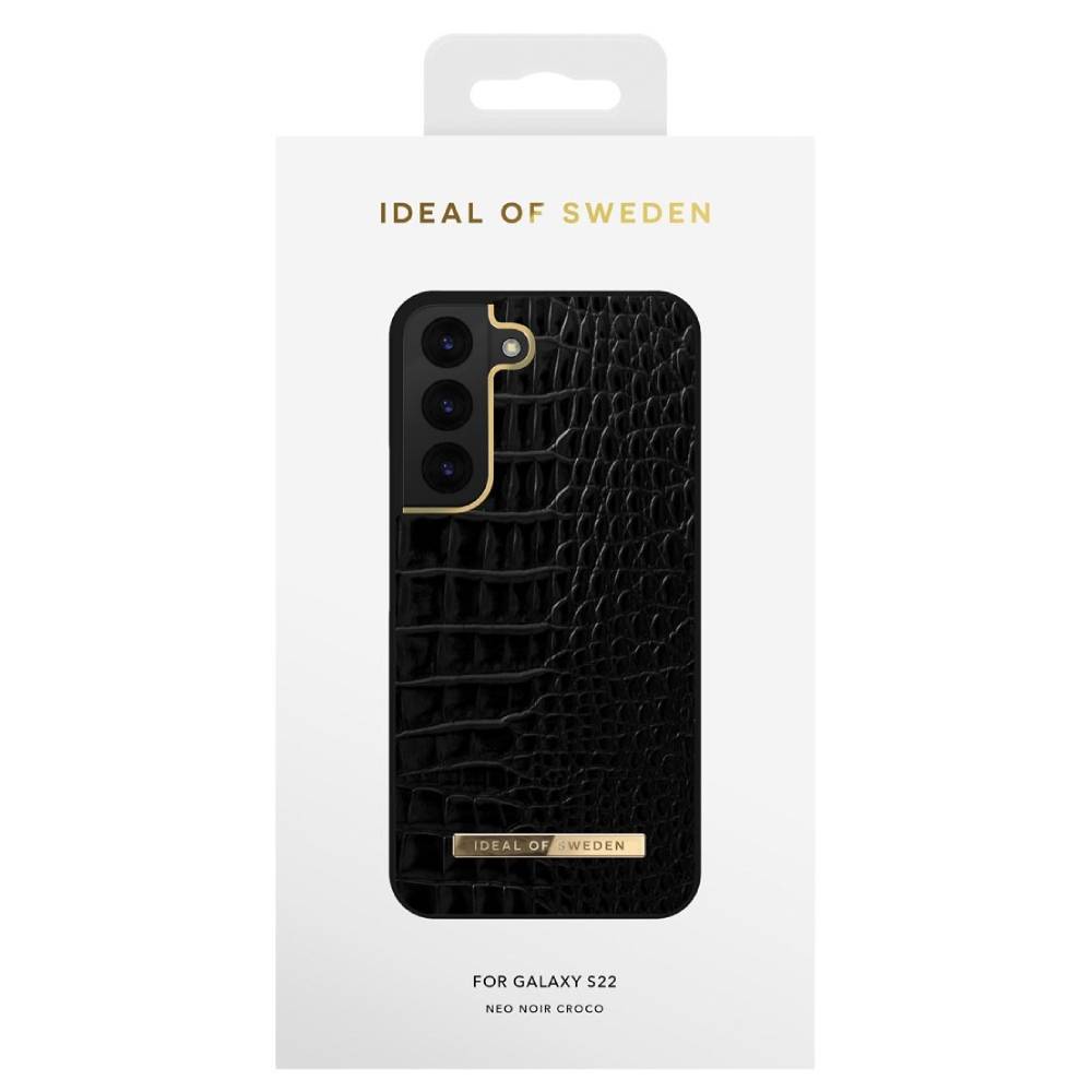 Ideal Of Sweden Atelier Case (Suits Galaxy S22) - Neo Noir Croco