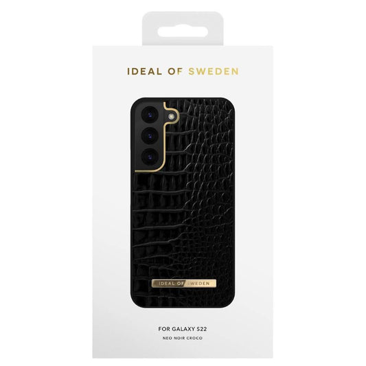 Ideal Of Sweden Atelier Case (Suits Galaxy S22) - Neo Noir Croco