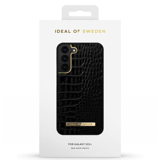Ideal Of Sweden Atelier Case (Suits Galaxy S22 Plus) - Neo Noir Croco