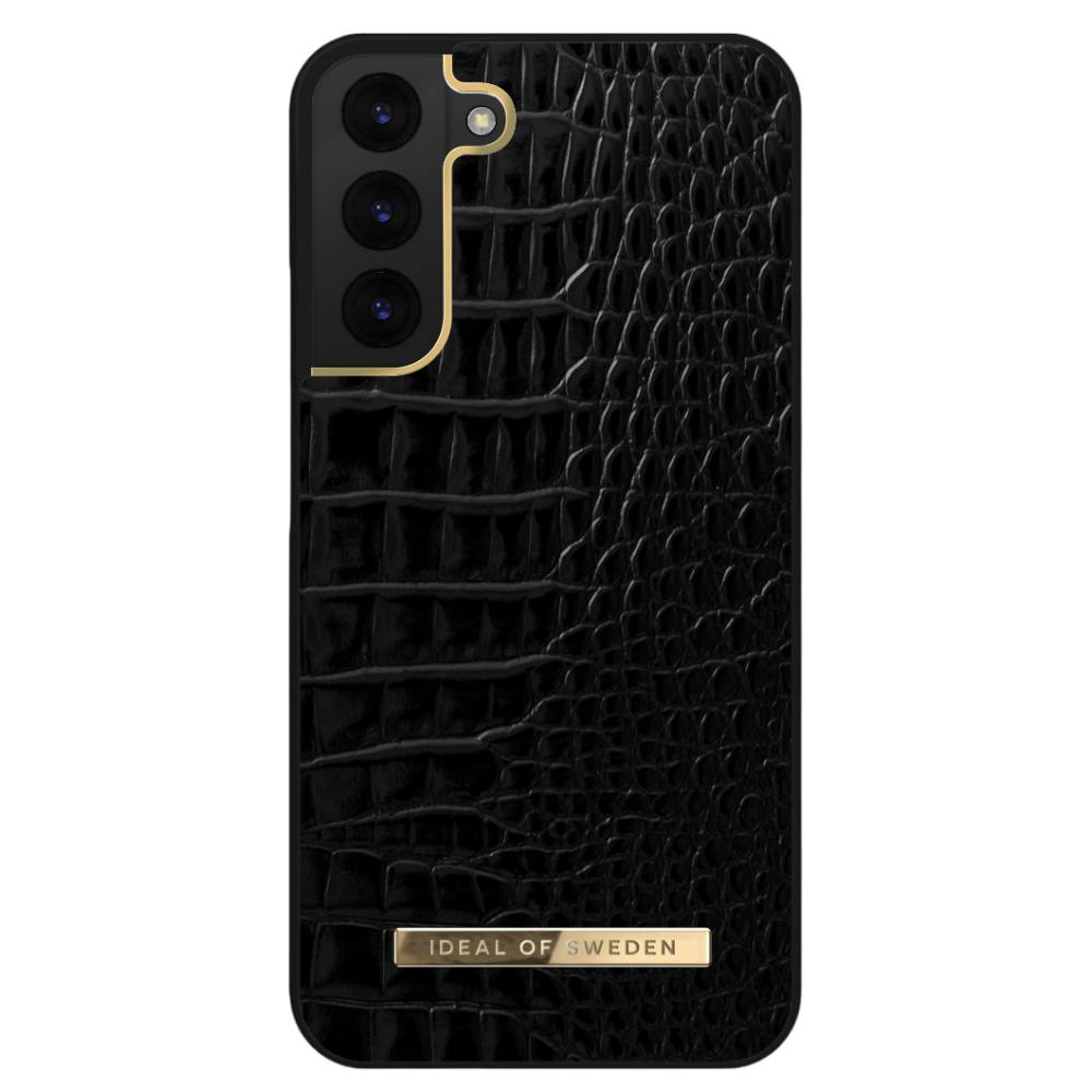 Ideal Of Sweden Atelier Case (Suits Galaxy S22 Plus) - Neo Noir Croco