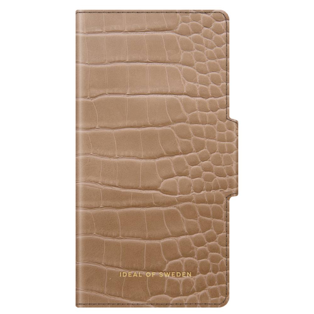 Ideal Of Sweden Atelier Wallet Case (Suits iPhone 13 Pro) - Camel Croco