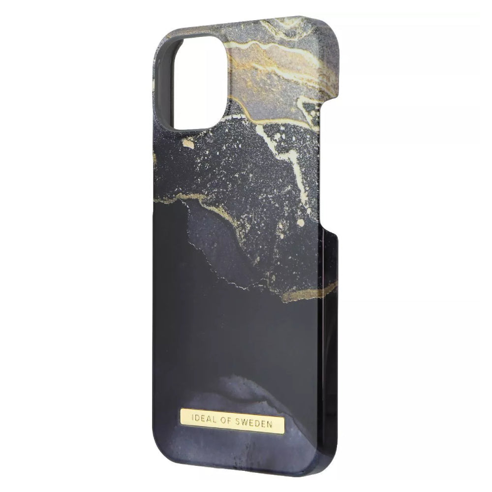 Ideal Of Sweden Fashion Case (Suits iPhone 13) - Golden Twilight Marble