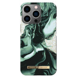 Ideal Of Sweden Fashion Case (Suits iPhone 13 Pro) - Golden Olive Marble