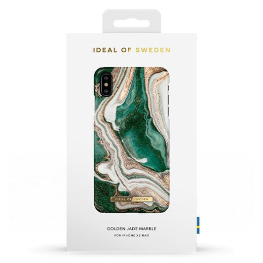 Ideal Of Sweden Fashion Case (Suits iPhone XS Max) - Golden Jade Marble