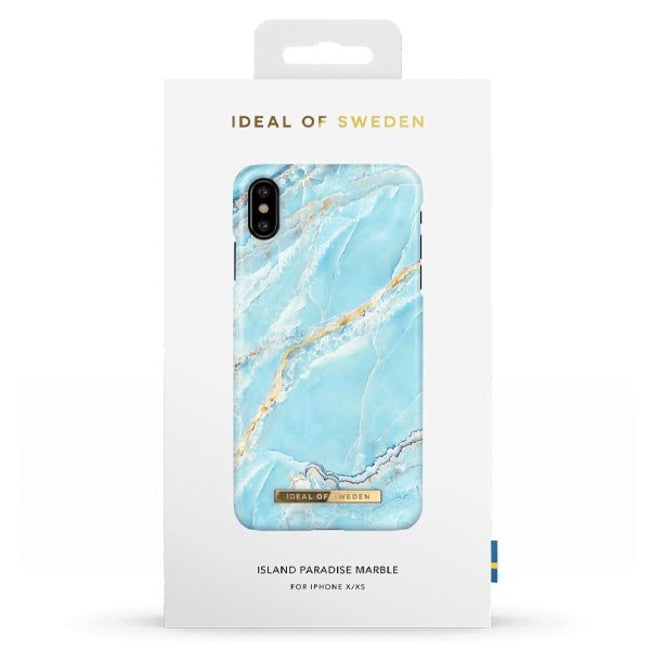 Ideal Of Sweden Fashion Case (Suits iPhone XS Max) - Island Paradise Marble