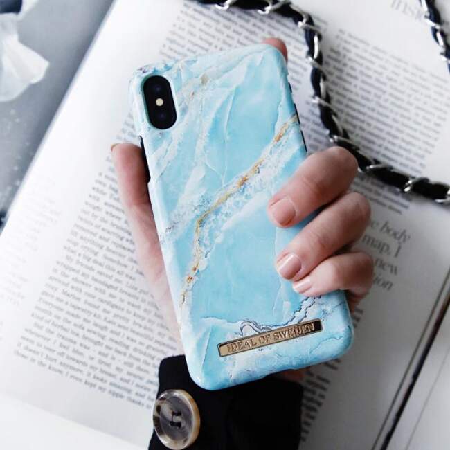 Ideal Of Sweden Fashion Case (Suits iPhone XS Max) - Island Paradise Marble