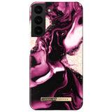 Ideal Of Sweden Fashion Case (Suits Galaxy S22 Plus) - Golden Ruby Marble