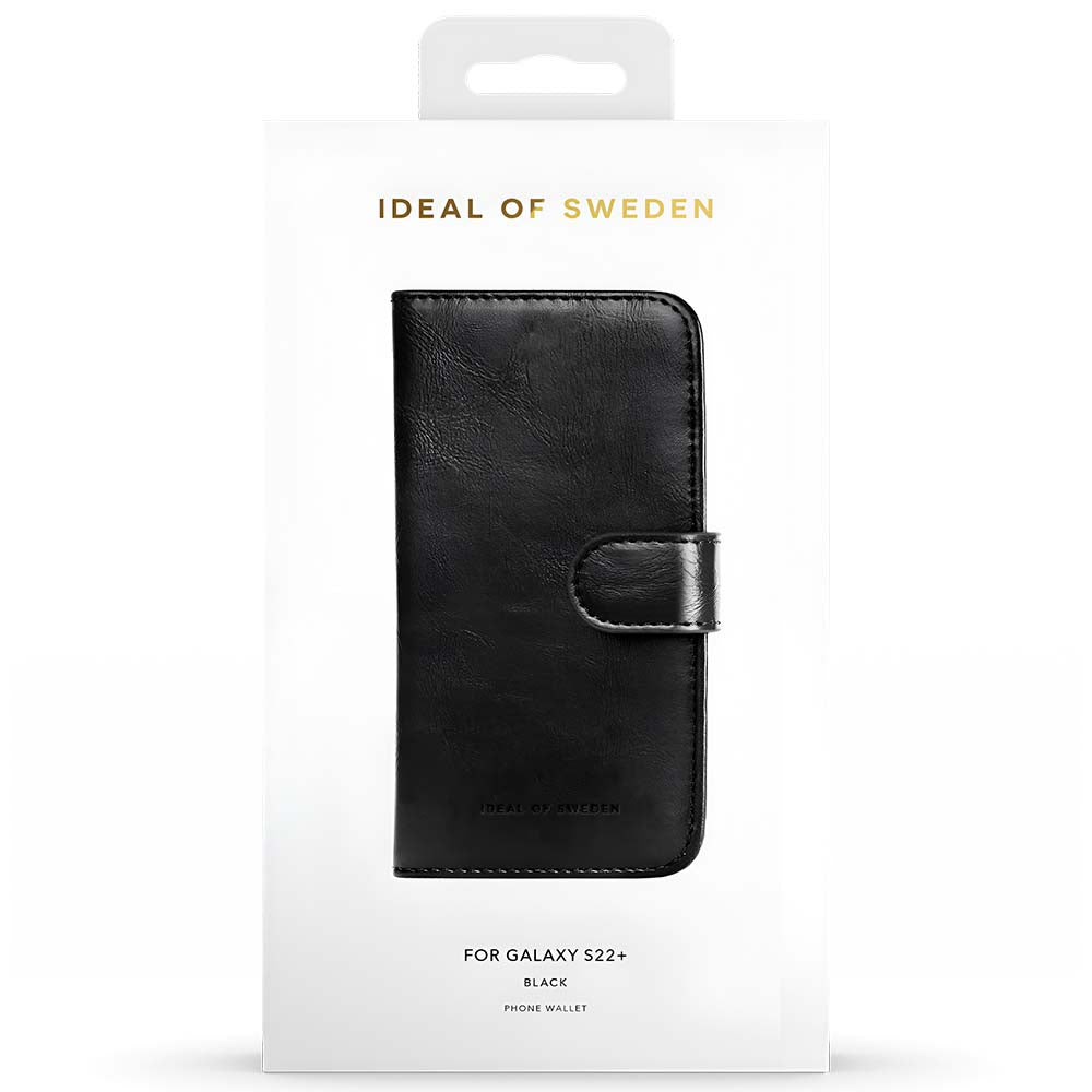 Ideal Of Sweden Magnet Wallet Case (Suits Galaxy S22 Plus) - Black