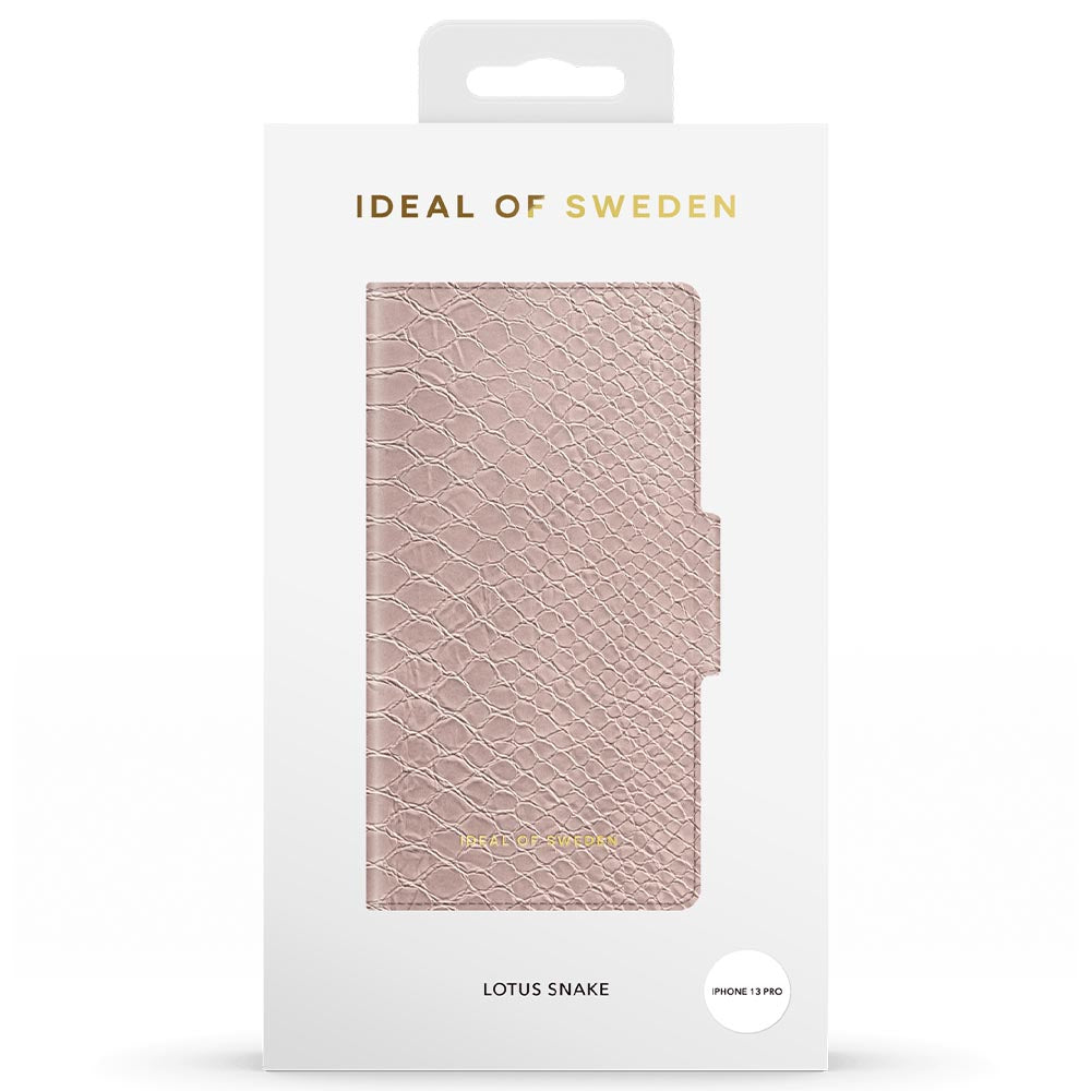 Ideal Of Sweden Atelier Wallet Case (Suits iPhone 13 Pro) - Lotus Snake