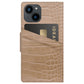 Ideal of Sweden Atelier Wallet Case (Suits iPhone 13) - Camel Croco