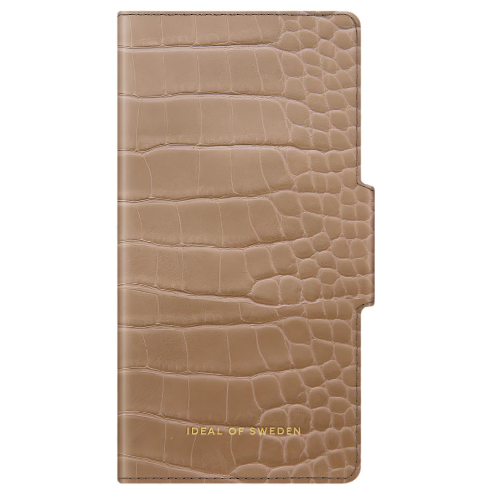 Ideal of Sweden Atelier Wallet Case (Suits iPhone 13) - Camel Croco