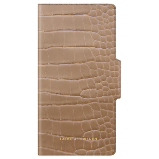Ideal of Sweden Atelier Wallet Case (Suits iPhone 13) - Camel Croco