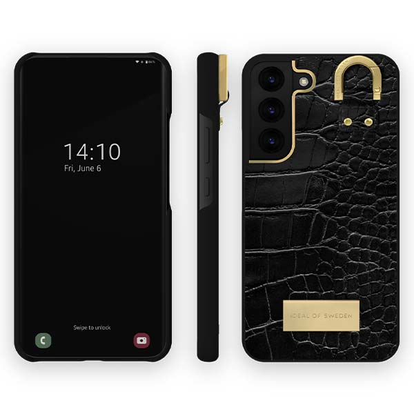 Ideal of Sweden Black Croco Case (Suits Samsung Galaxy S22 Plus)