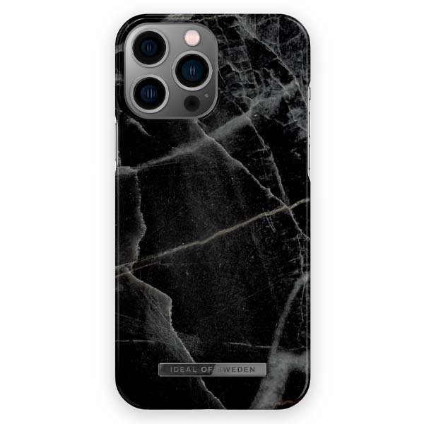 Ideal of Sweden Black Thunder Marble Case (Suits iPhone 14 Pro)