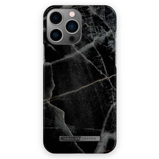 Ideal of Sweden Black Thunder Marble Case (Suits iPhone 14 Pro)