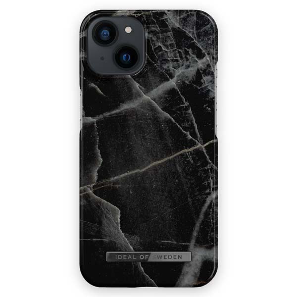 Ideal of Sweden Black Thunder Marble Case (Suits iPhone 13/14)