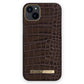 Ideal of Sweden Deep Walnut Croco Case (Suits iPhone 14 Plus)