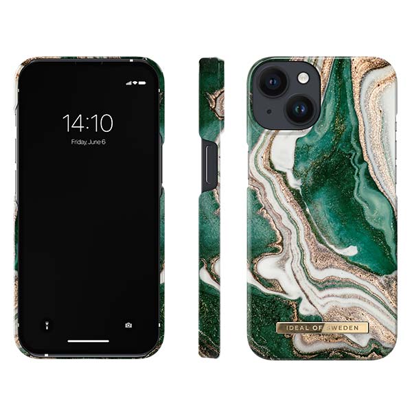 Ideal of Sweden Golden Jade Marble Case (Suits iPhone 14 Plus)
