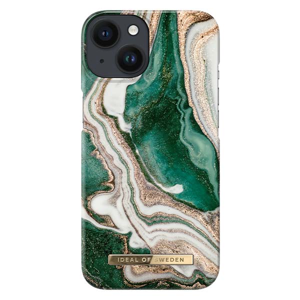 Ideal of Sweden Golden Jade Marble Case (Suits iPhone 13/14)