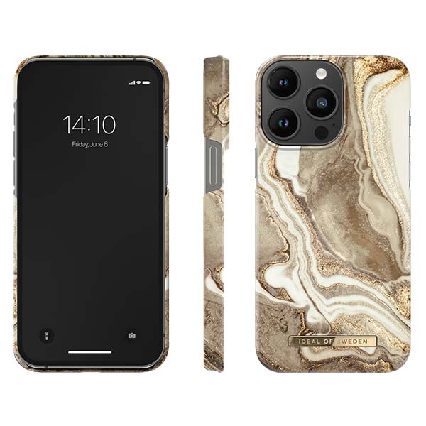 Ideal of Sweden Golden Sand Marble Case (Suits iPhone 14 Pro)
