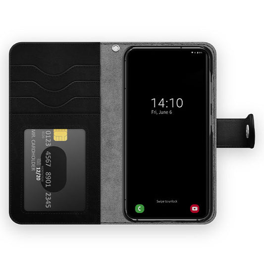 Ideal of Sweden Magnet Wallet+ Case (Suits Galaxy S23 Plus) - Black
