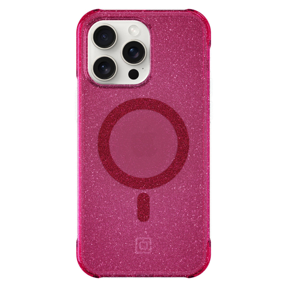 Incipio Forme Protective MagSafe Case (Suits iPhone 15 Pro Max) - Pink Glitter