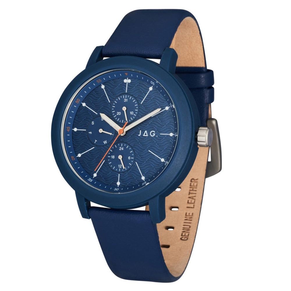 JAG Marlo Multifunction Blue Dial Blue Strap Unisex Watch (J2623)