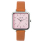JAG Kiara Analogue Pink Dial Leather Strap Women's Watch (J2755)