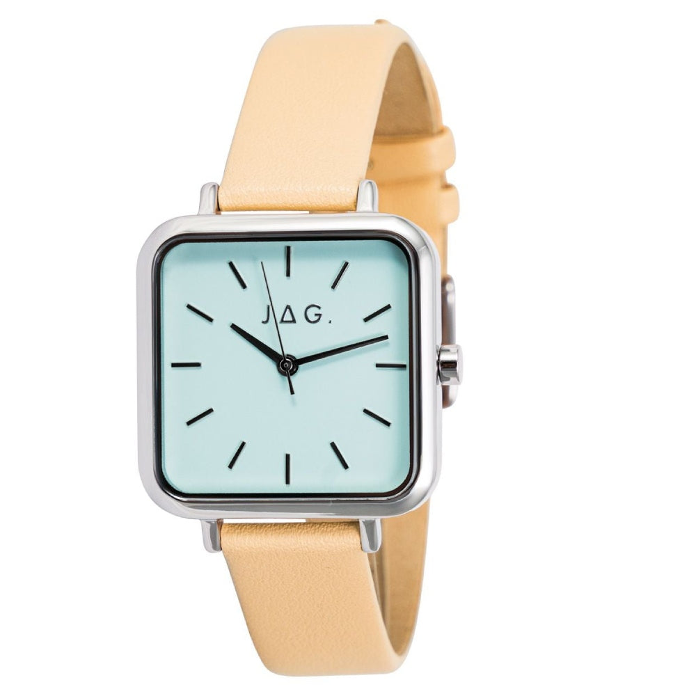 JAG Kiara Analogue Blue Dial Leather Strap Women's Watch (J2758)