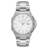 JAG ARCHER Analogue White Dial Stainless Steel Men's Watch (J2823A)