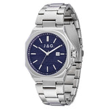 JAG ARCHER Analogue Blue Dial Stainless Steel Men's Watch (J2824A)