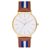 JAG Daniel Brown Blue Band Men's Watch (J2404)