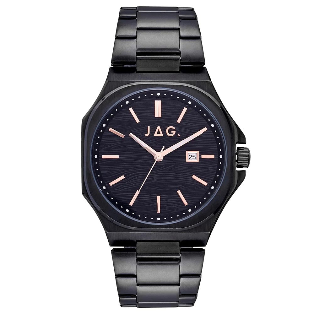 JAG Archer Black-Tone Black Dial Stainless Steel Men's Watch (J2825A)