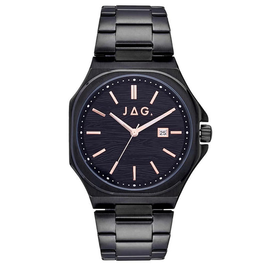 JAG Archer Black-Tone Black Dial Stainless Steel Men's Watch (J2825A)