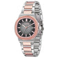 JAG Eaton Rose Gold Black Dial Stainless Steel Men's Watch (J2846A)