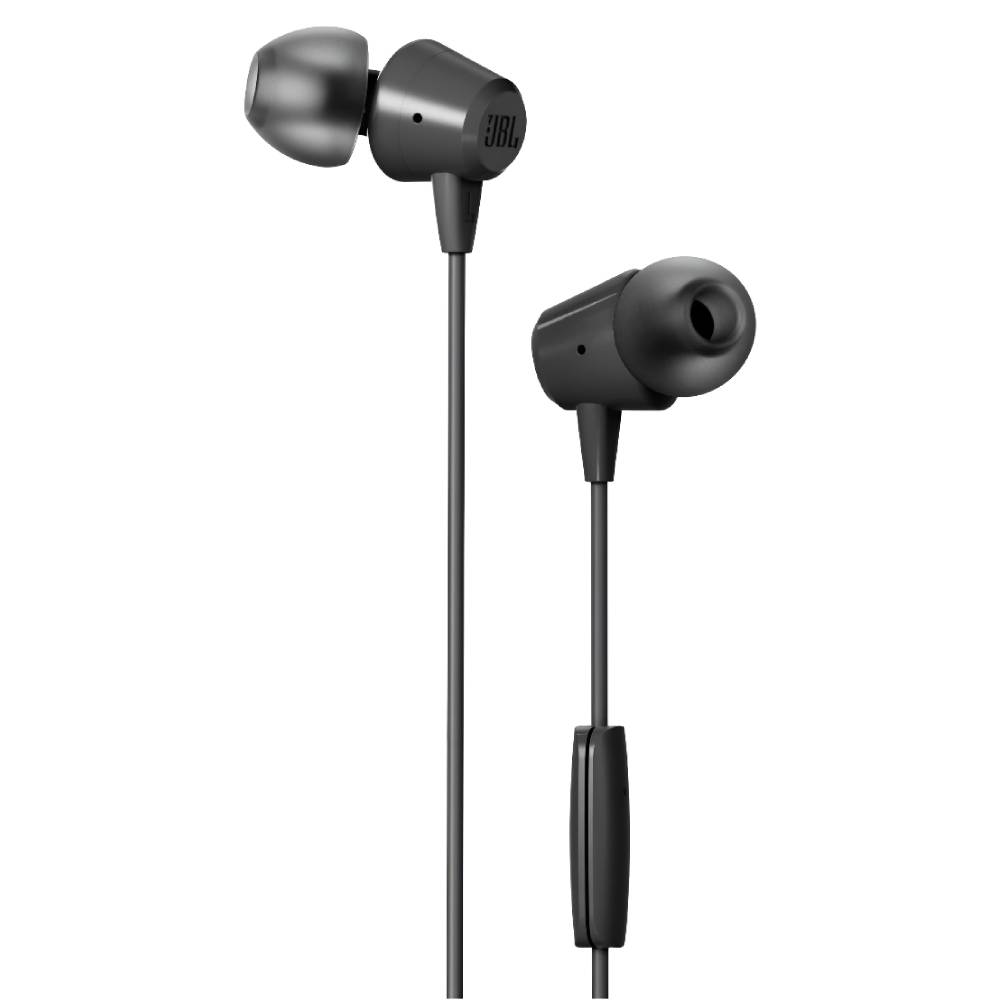 JBL C50HI In-Ear Headphones (Black)