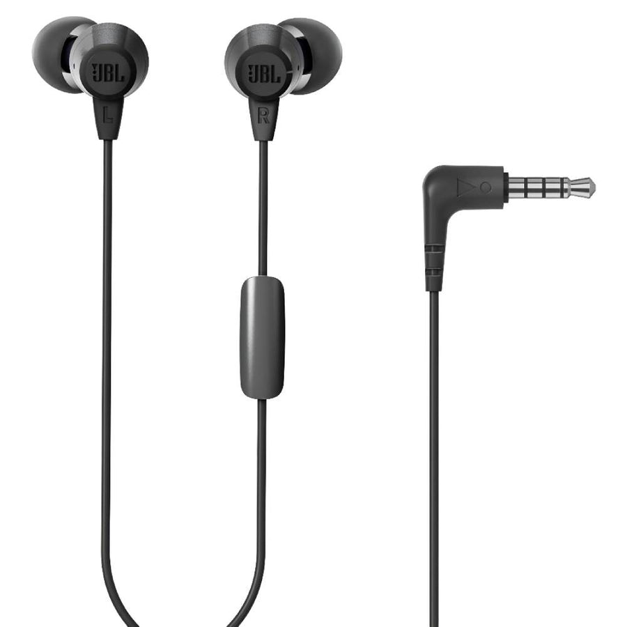 JBL C50HI In-Ear Headphones (Black)