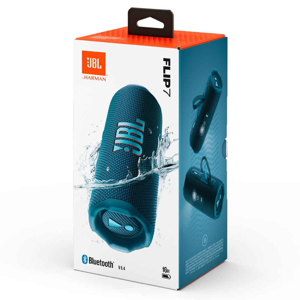 JBL Flip 7 Portable Bluetooth Speaker (Blue)